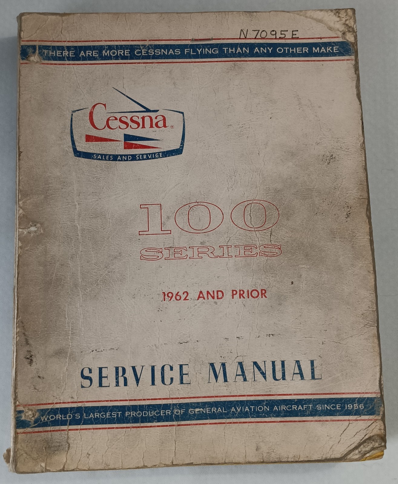 1962 & Prior Cessna 100 Series Service Manual For 150, 172, 175, 180, 182 & 185