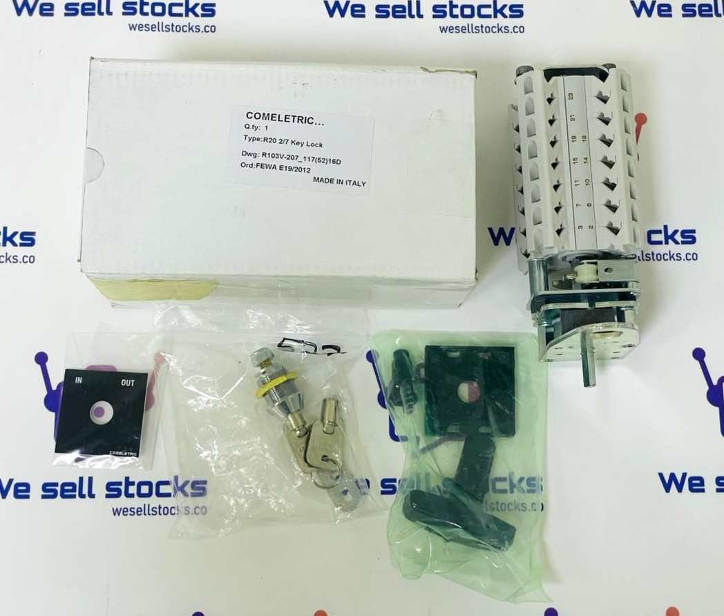 Comelectric R20 2/7 Key Lock Rotary Cam Switch