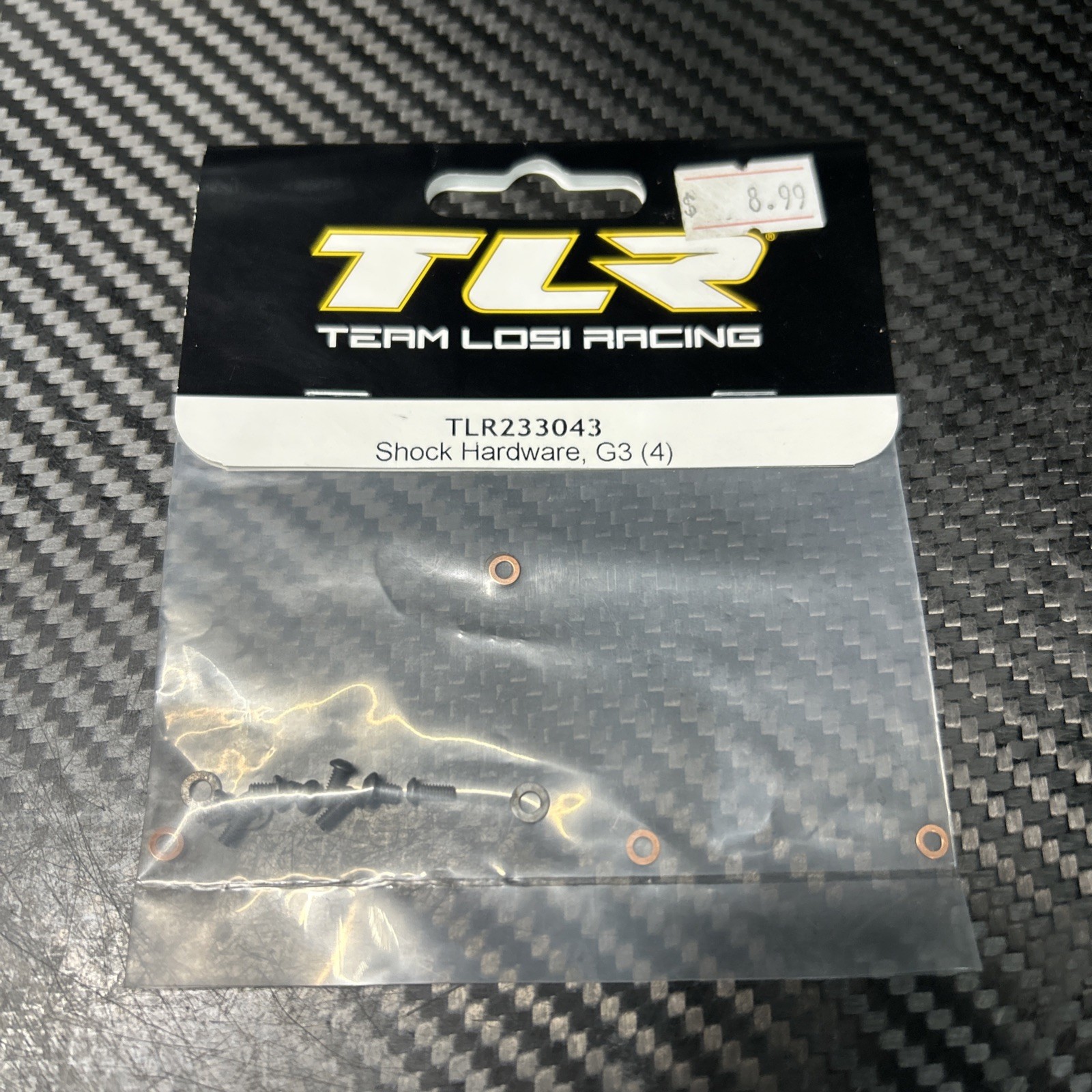 Team Losi Racing TLR233043 G3 Aluminum Shock Cap Hardware For All 22 Cars/Trucks