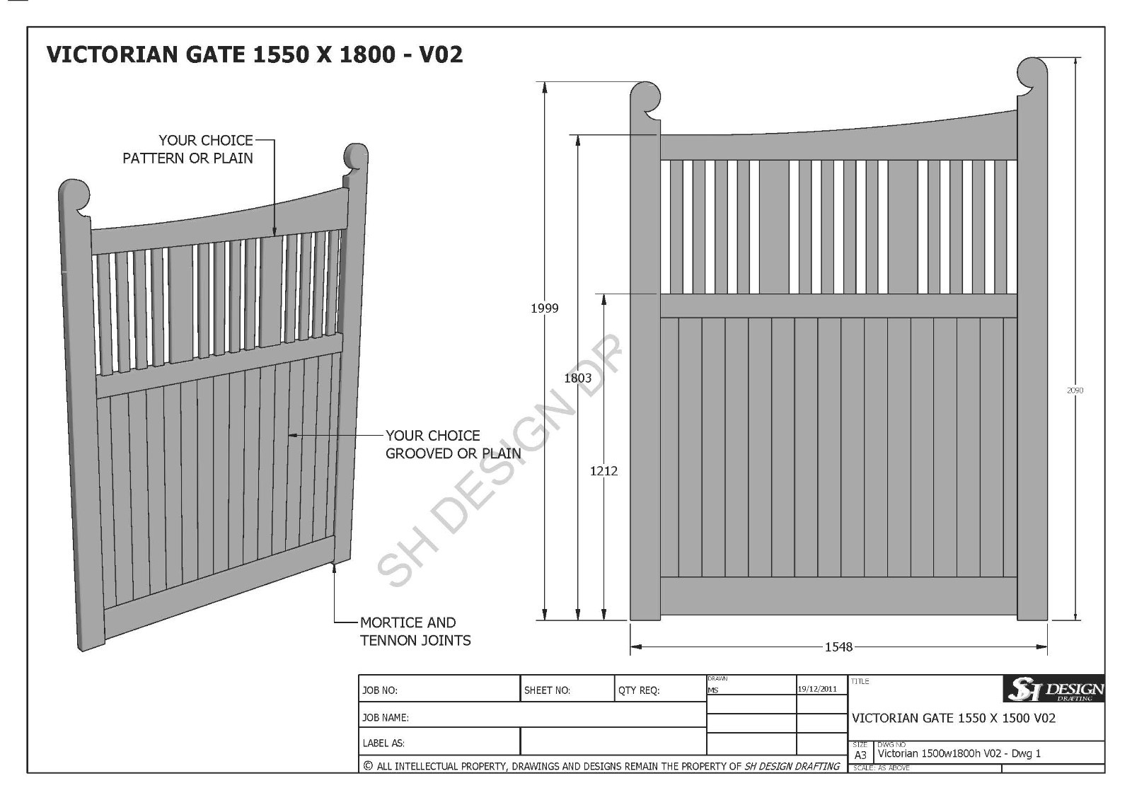 SINGLE & DOUBLE TIMBER GATE "BUILDING PLANS" - MANY SIZES - Make ur Own & Save $