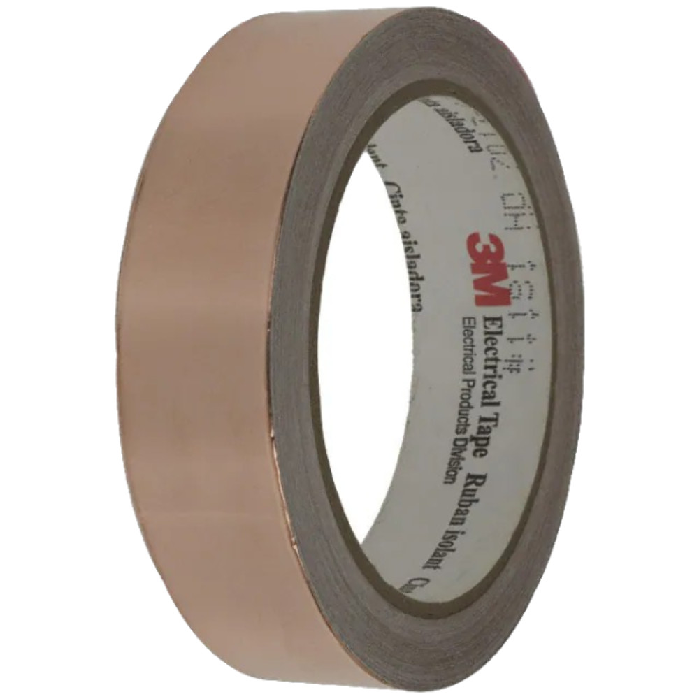 1181 X 1" RF EMI Shielding Sheet series Copper Foil Conductive, Single Sided 1.0