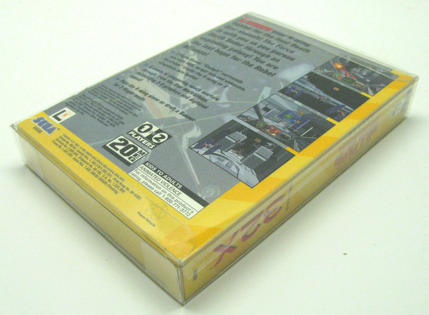 25x SEGA GENESIS 32X MEGA DRIVE BOX CLEAR PROTECTIVE GAME BOX SLEEVE CASE