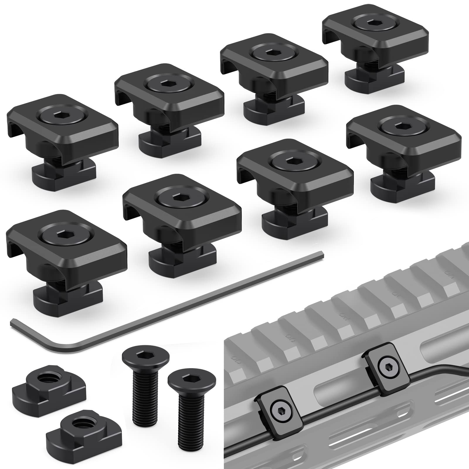Cgm909 Pressure Switch Cable Guides Compatible With Mlok System Flashlight Laser