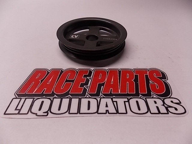 3.400 od 3 rib serpentine Alternator pulley .670 id race drag street 070226-35
