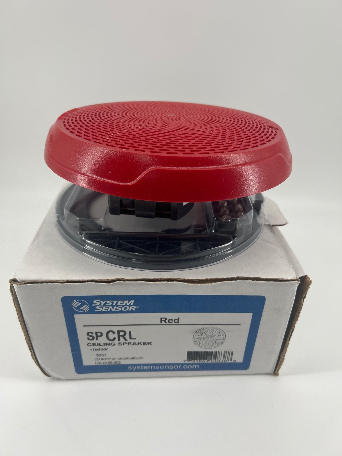 NEW SPCRL L-Series Indoor High Fidelity Speaker, Ceiling Mount, Red 7102 7102