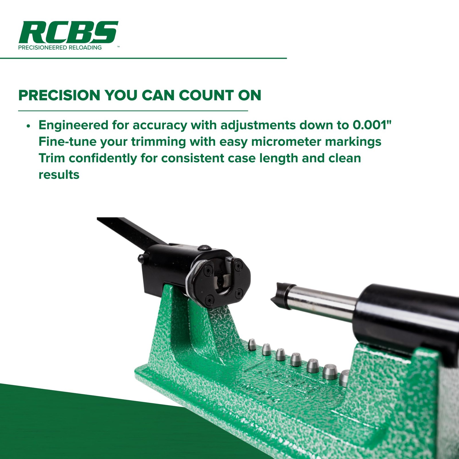RCBS Trim Pro-2 Manual Case Trimmer Kit, Precision Trimming One Size, Multi