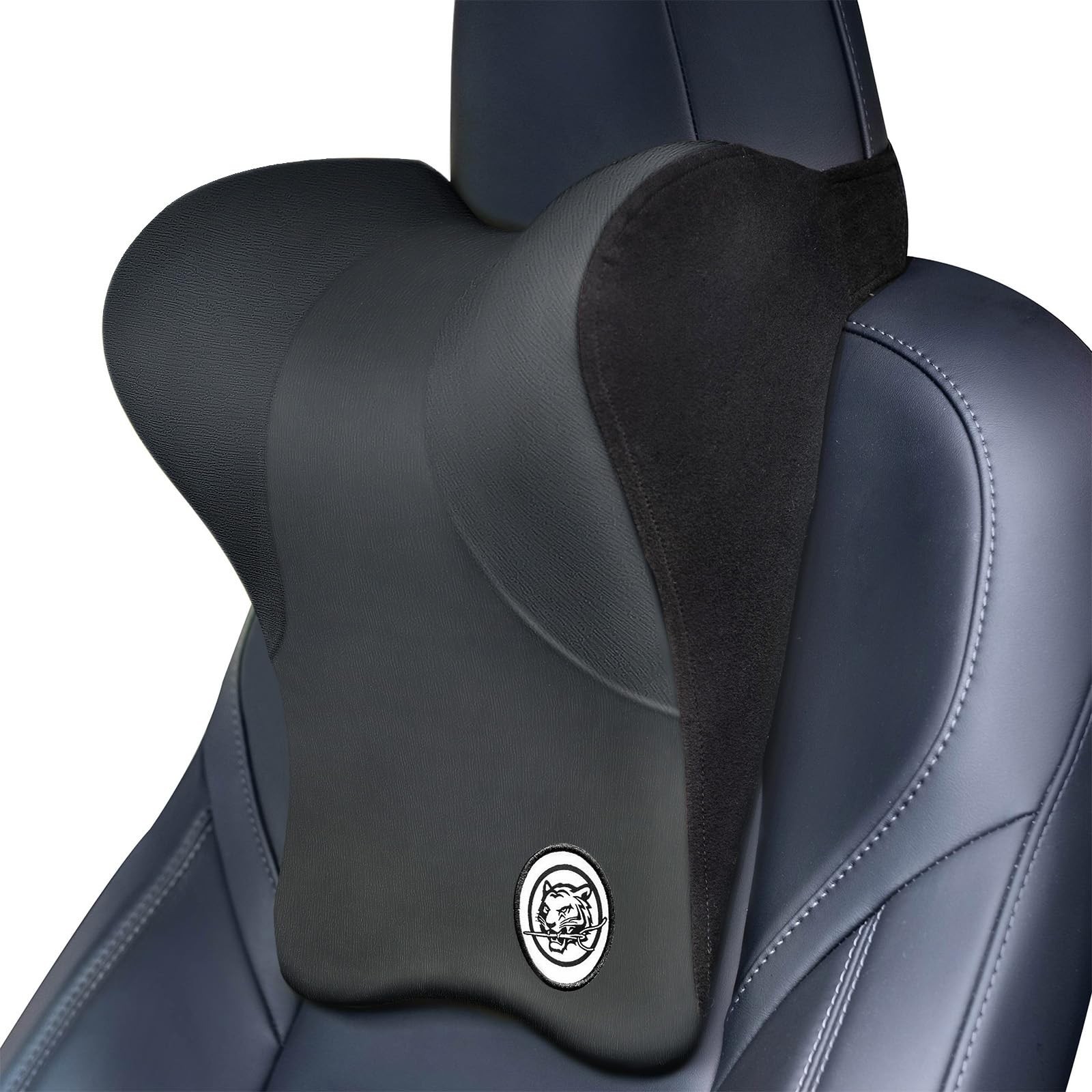 Car Neck Pillow for Driving Seat, Soft Memory Foam Headrest Pillow with Adjus...