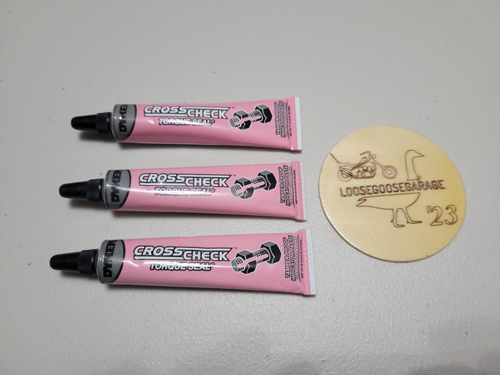 3 Pack Dykem Cross Check Torque Seal Tamper-Proof Indicator 83320 Pink 3x Tubes