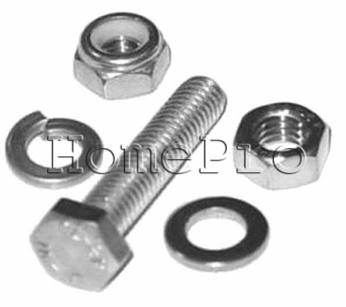 STAINLESS METRIC 6mm HEX BOLTS NUTS LOCKS FLAT WASHERS 135pc