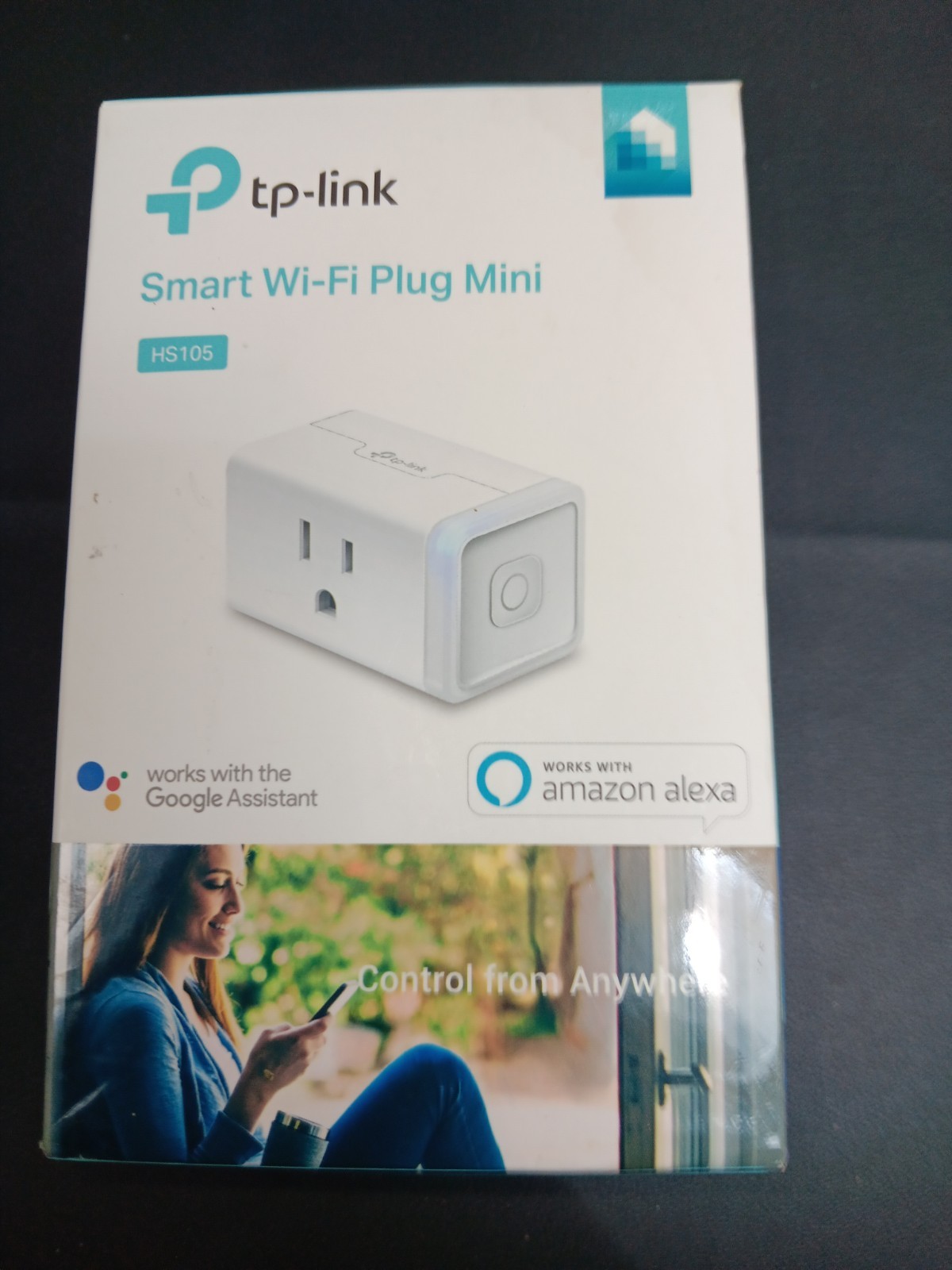 TP-Link HS105 Plug-In Socket Controller White Used 1 Time Free Shipping
