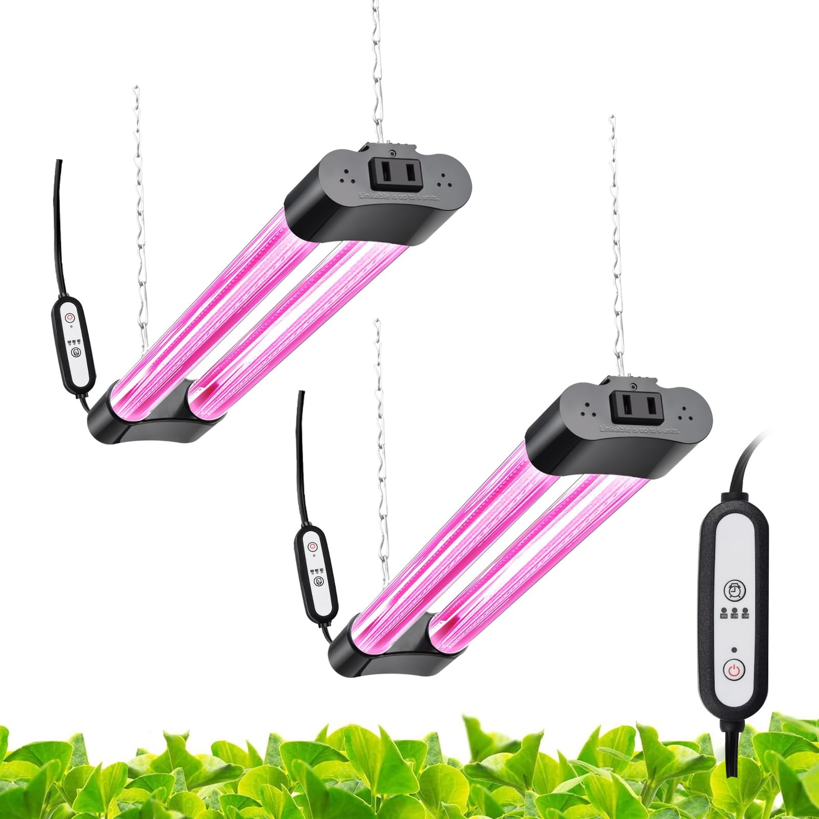 16inch LED Grow Lights - Linkable Grow Lights for Indoor Plants