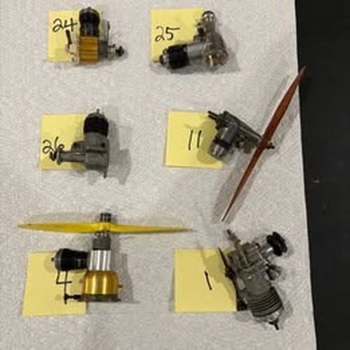 Vintage Small RC Engines Lot – Cox Style Model Airplane Engines