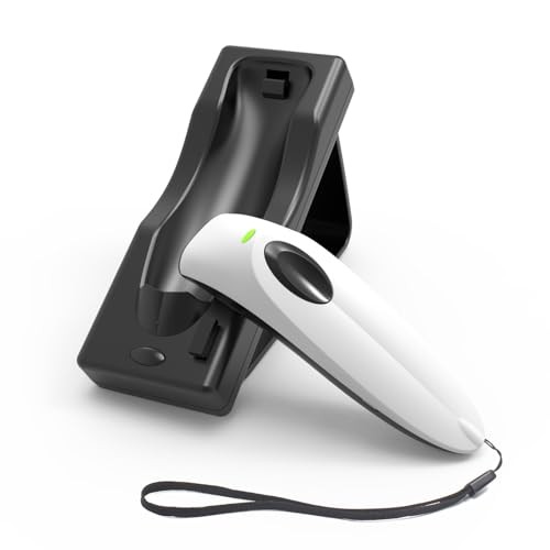 Bluetooth Wireless Handheld Barcode Scanner with Base 2.4G Wireless+USB Wired