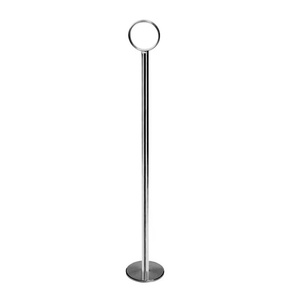 Thunder Group CRTCH014 14-1/2" Chrome Plated Wire Loop Table Card Holder