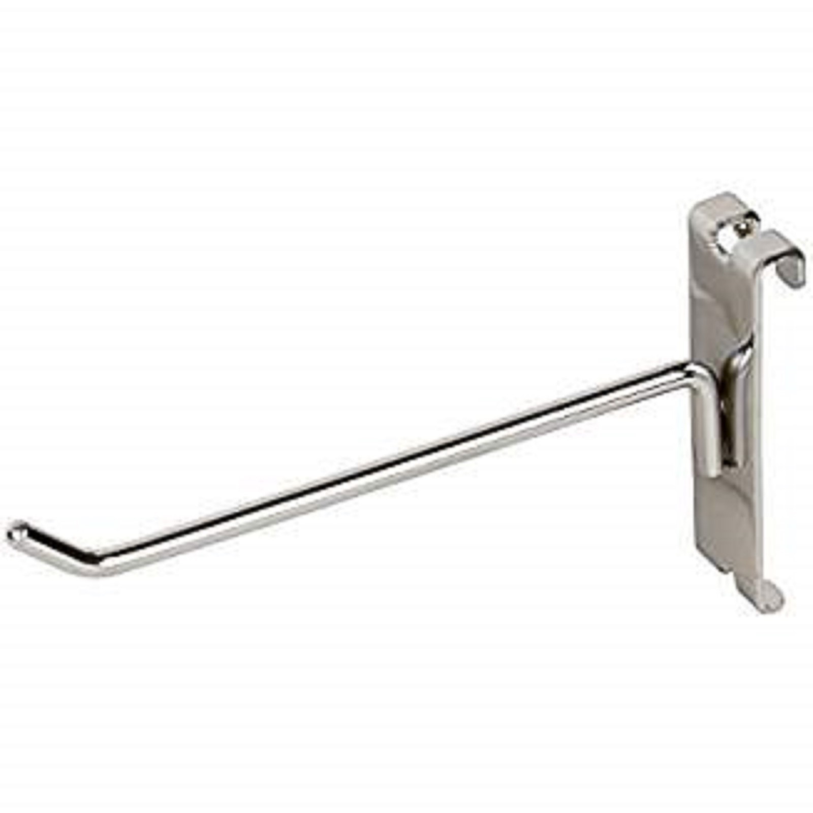 6" Gridwall Hooks - 24 Chrome Hooks For Gridwall or Mini Grid Cube Displays