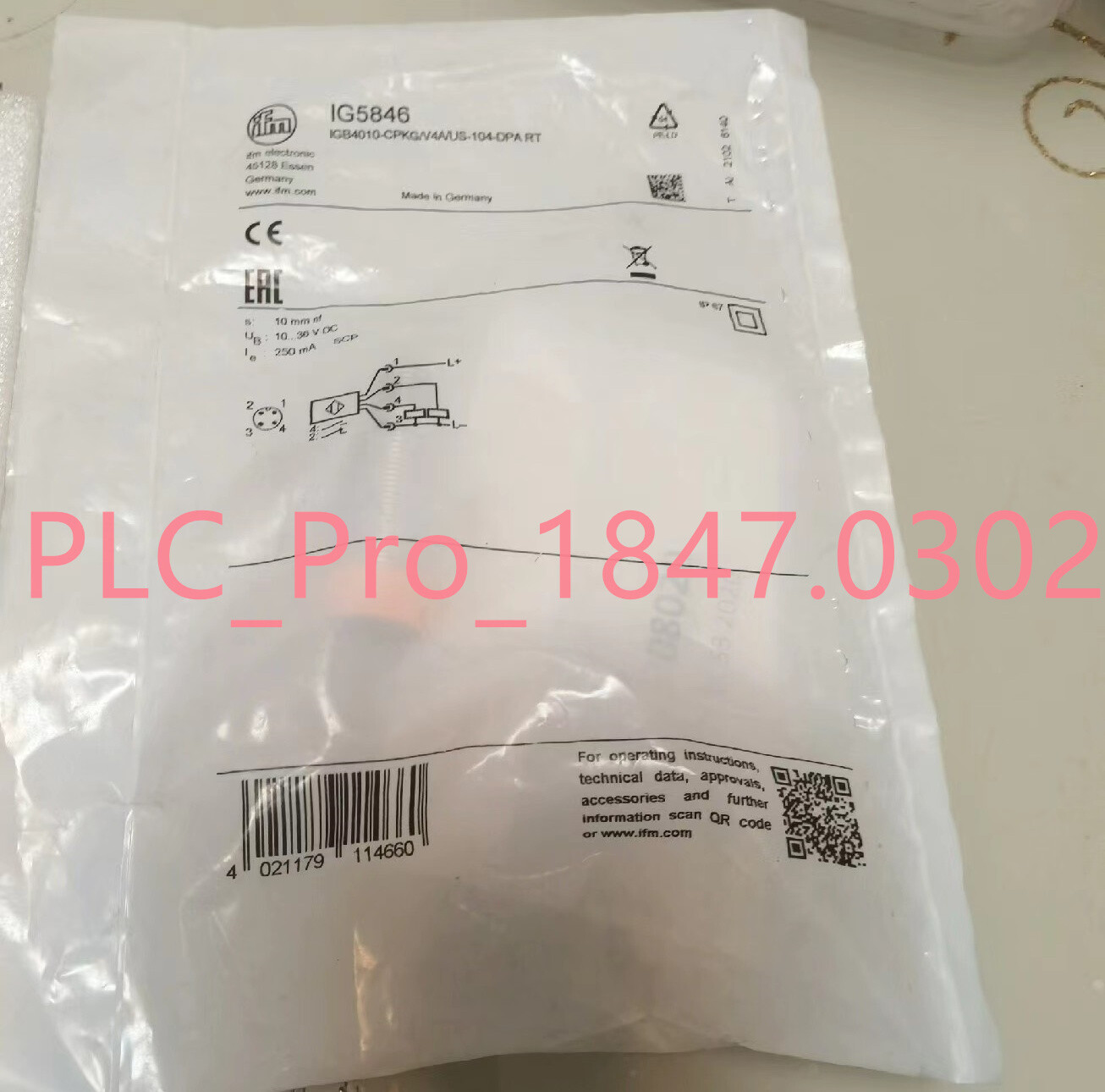 IG5846 1PCS Brand New IFM IG5846 Proximity Switch Sensor  Fast delivery