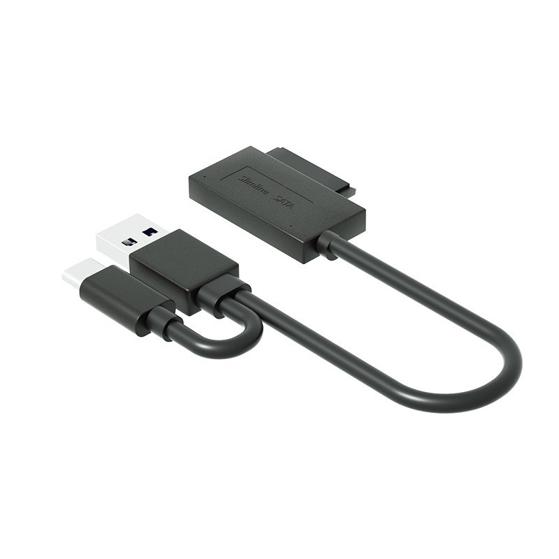 50CM Optical Drive Adapter Cable 7+6 SATA USB Type-C Port / SATA Adapter Cable