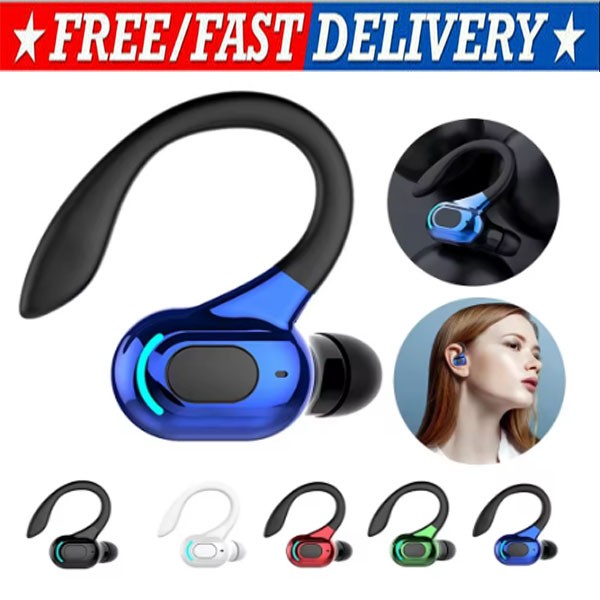 New Bluetooth 5.1 Headset Wireless Earbuds Earphones Stereo Headphones Ear Hook