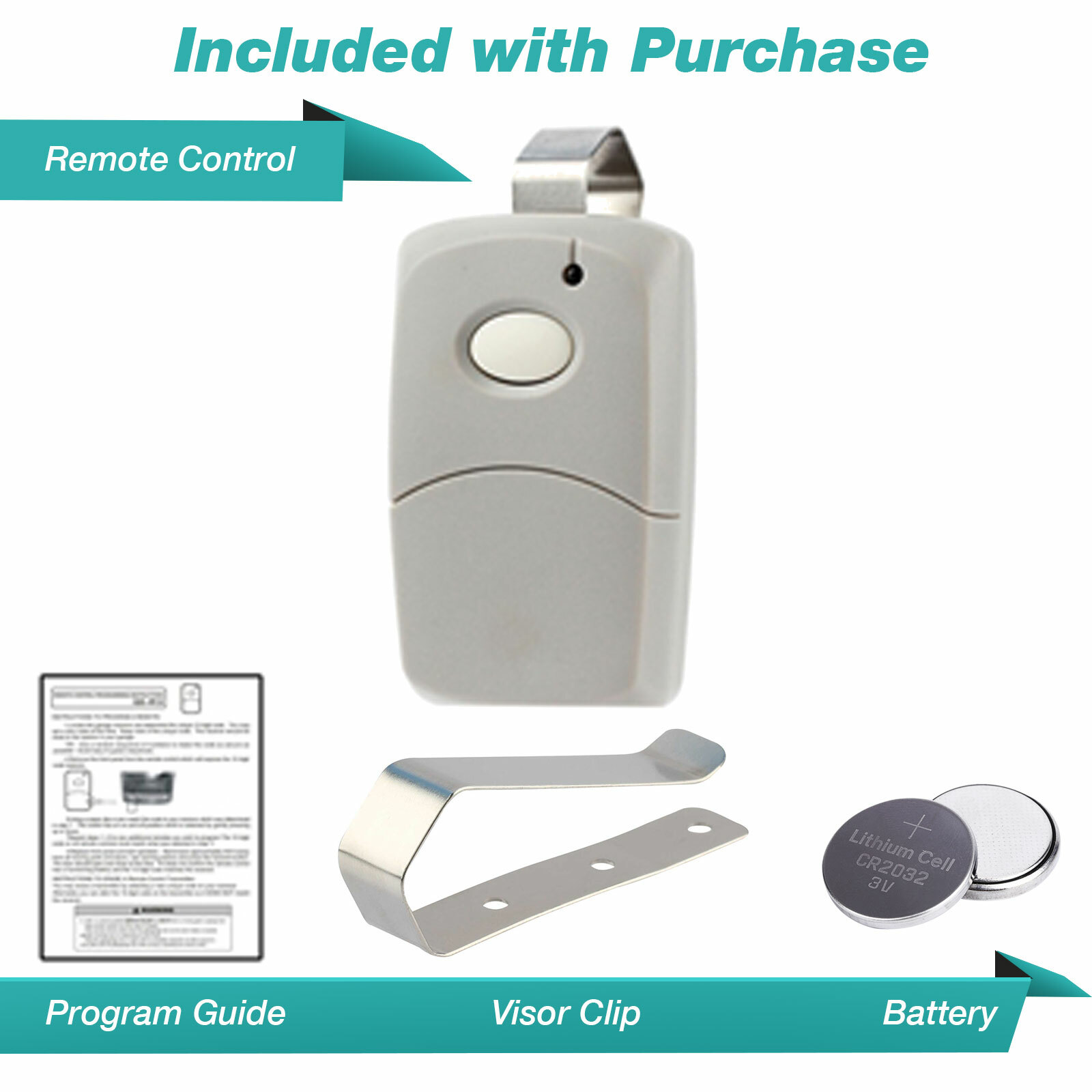 For Digi-Code 1 Button Visor Transmitter 300mhz - Multicode Compatible