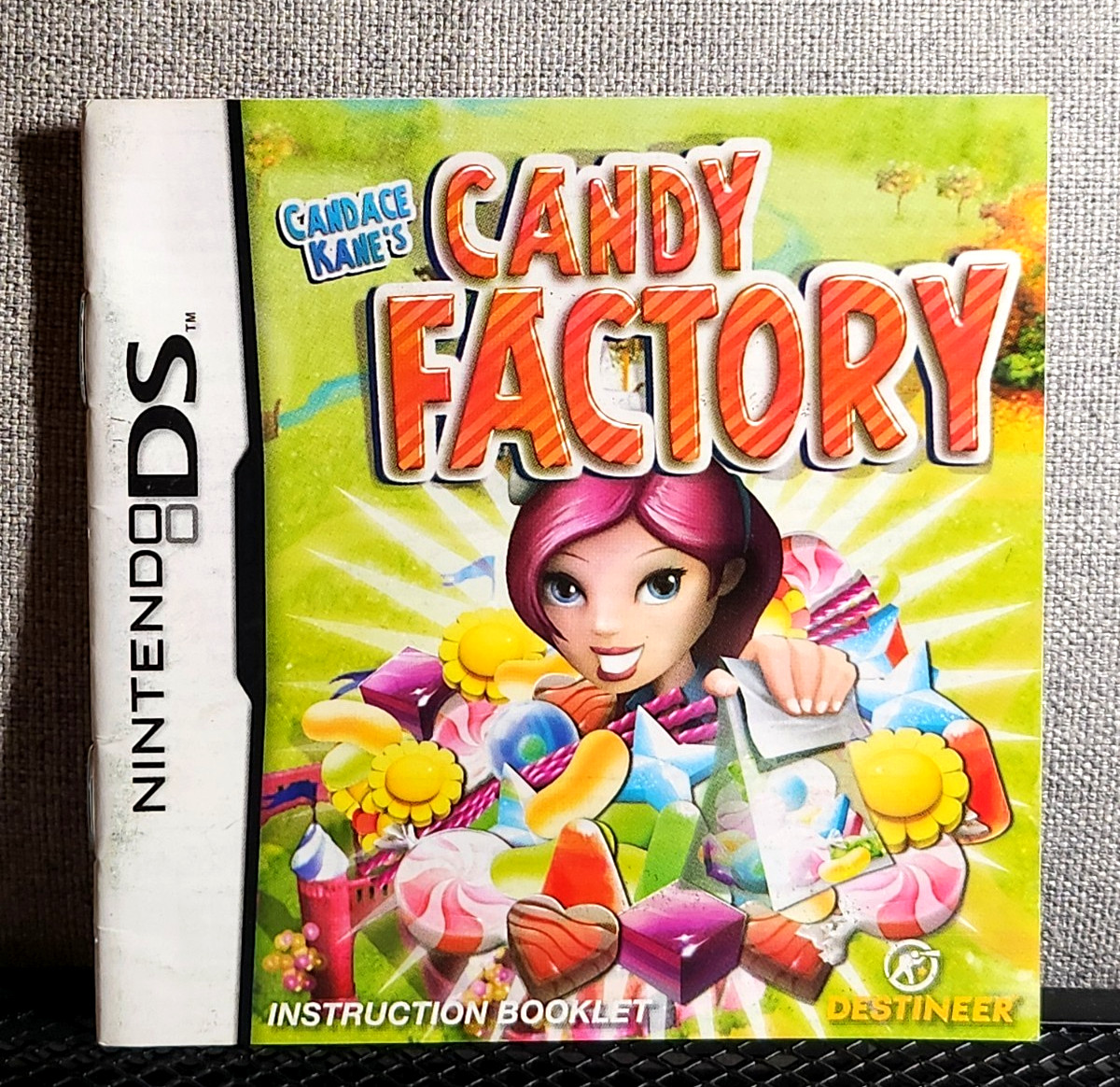 Candace Kane's Candy Factory Instruction Booklet - Manual Only - Nintendo DS
