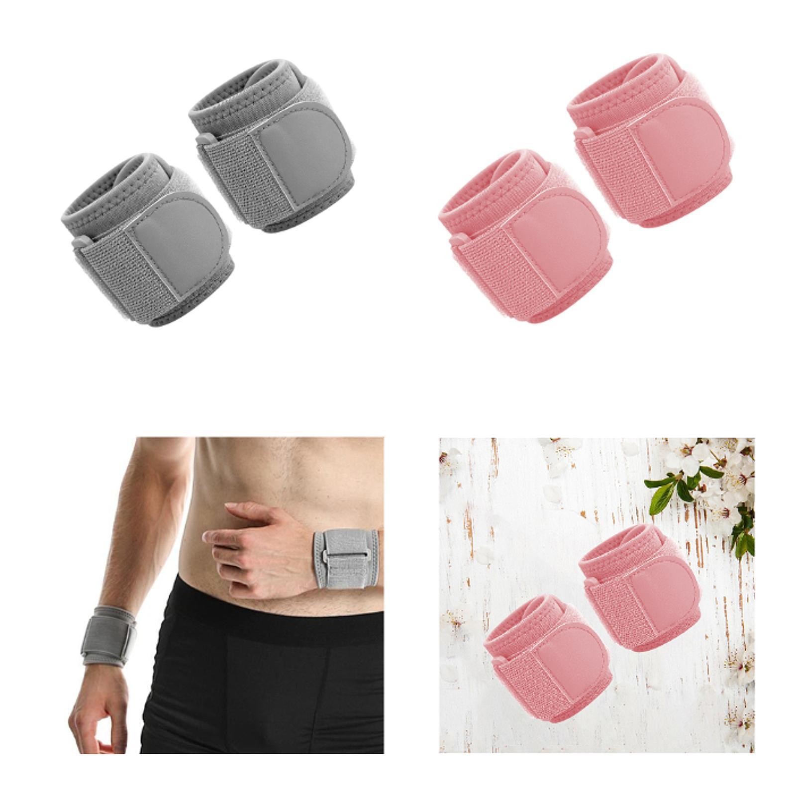 2x Sports Wrist Band Wrist Brace Adjustable Wrist Wrist Straps for Gym Sports