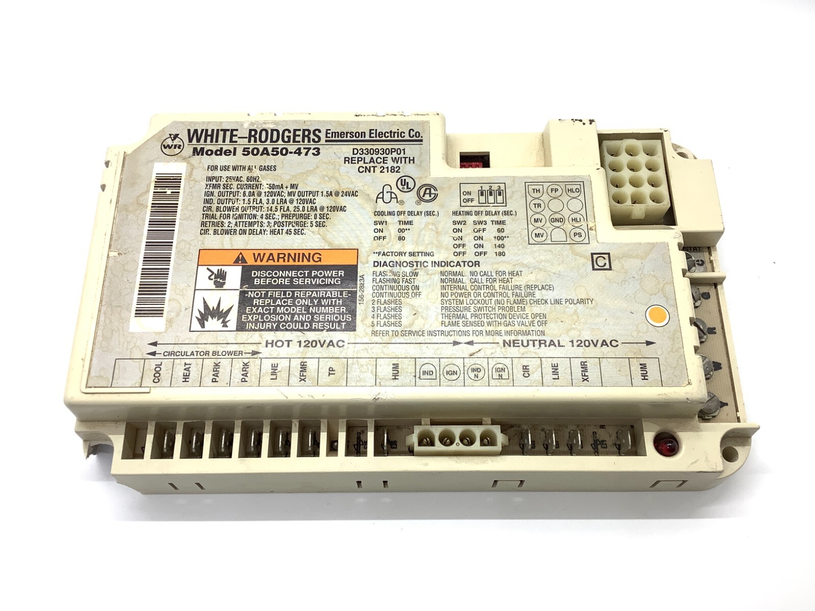 D330930P01 GUARANTEED WORKING - Control Board 50A50-473