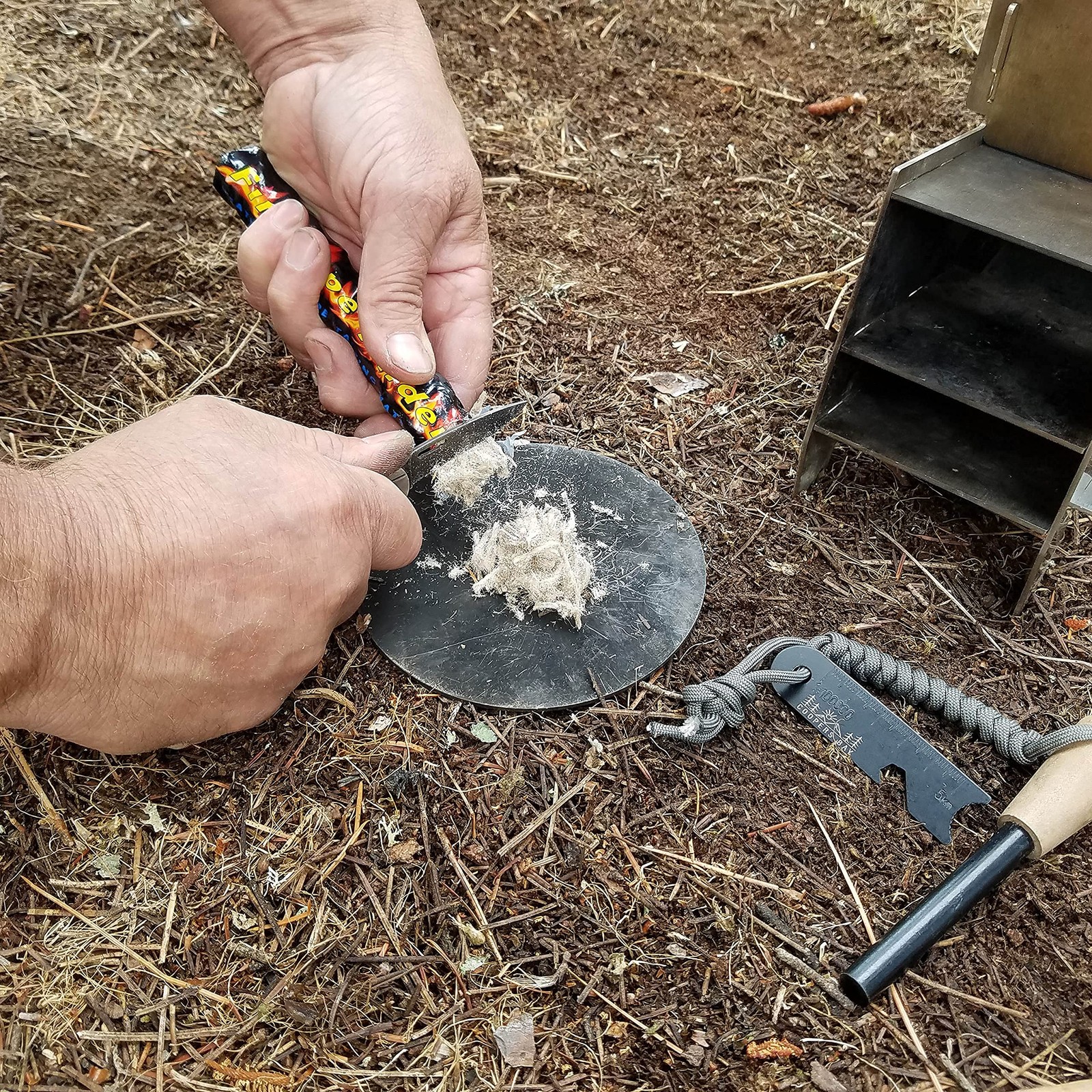 FireRope Tinder - The Ultimate Weatherproof Emergency Firestarting Material -...