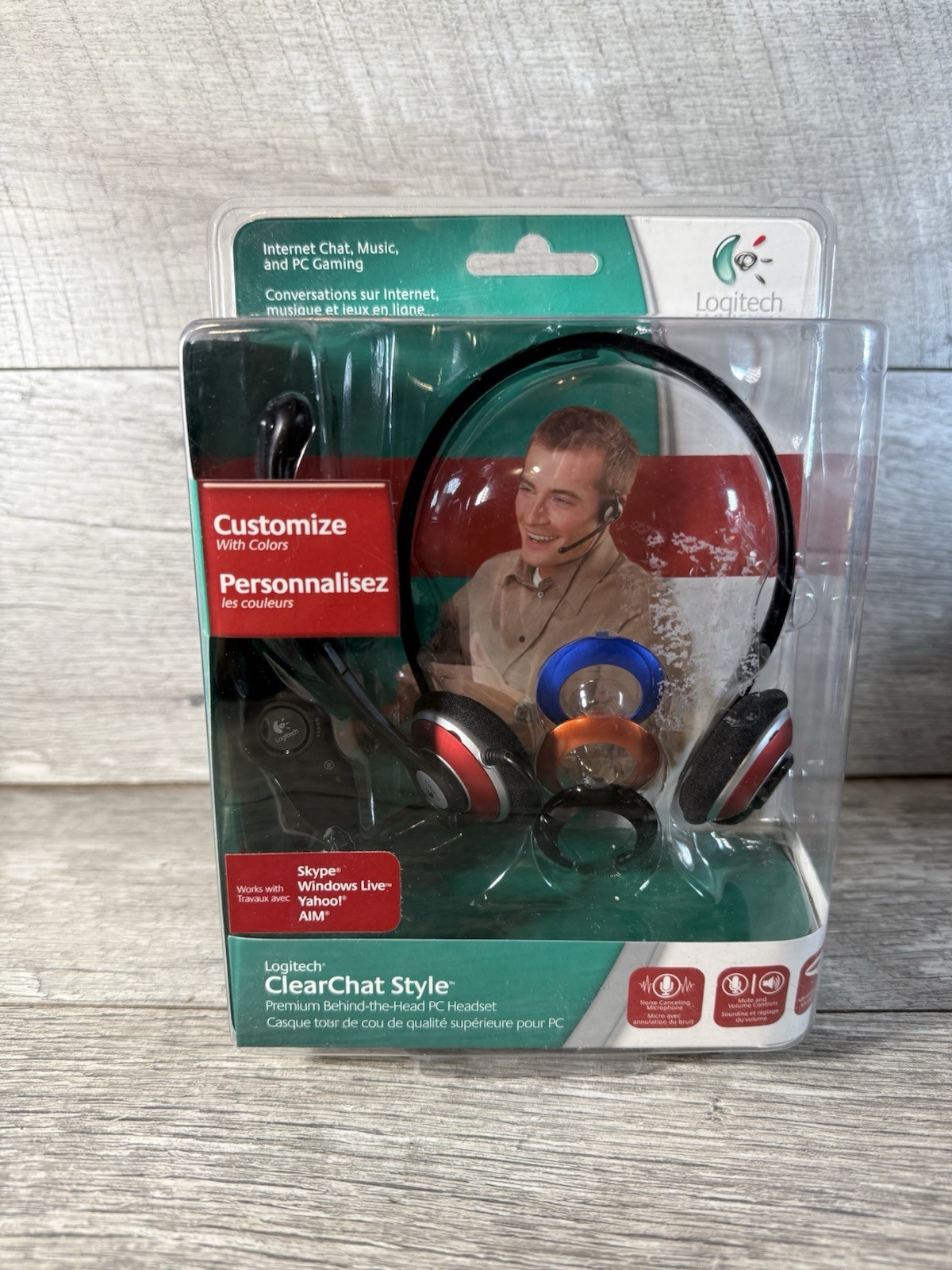 Logitech ClearChat Style Premium Behind the Head PC Headset New Sealed