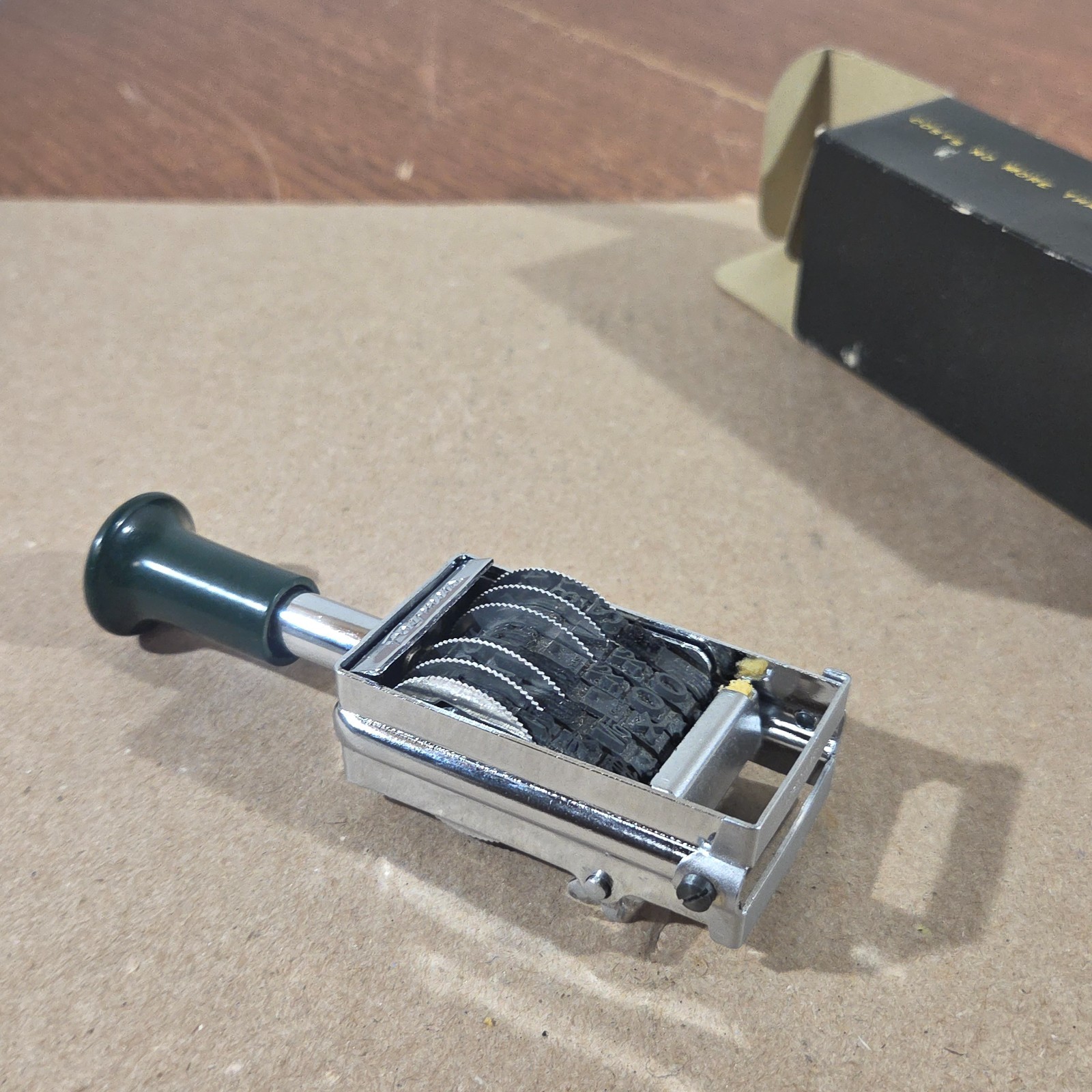 Vintage Faymus Self Inking Numberer Model 80
