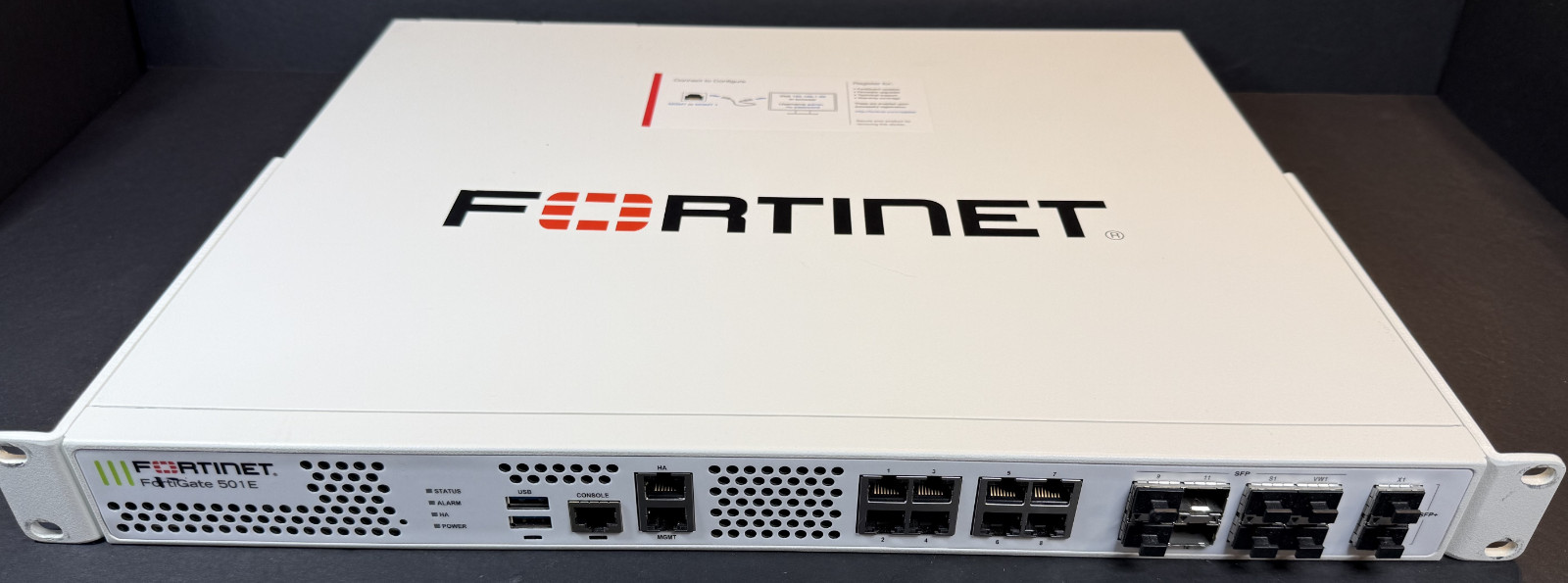 Fortinet FortiGate 501E FG-501E Firewall Dual PSU Tested NOT Registered