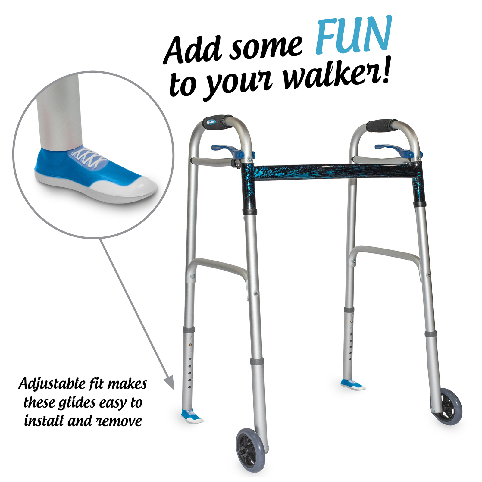 Top Glides Sneaker Walker Glides - Any Color - 1 Pair