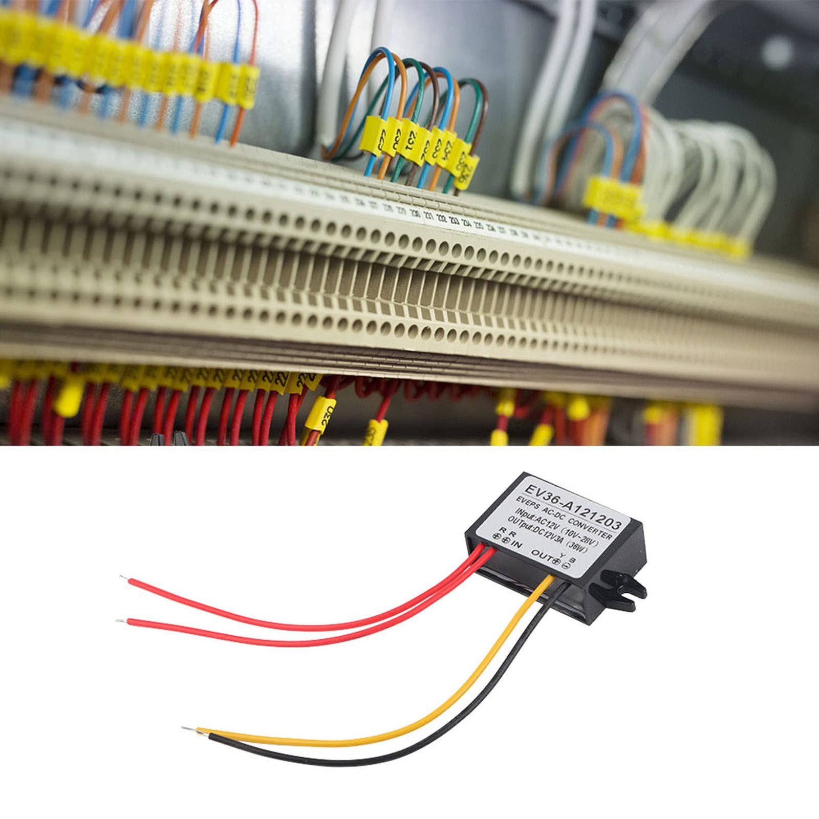 AC to DC Rectifier AC10-28V DC12V AC to DC Converter Suitable for Vehicle Scr