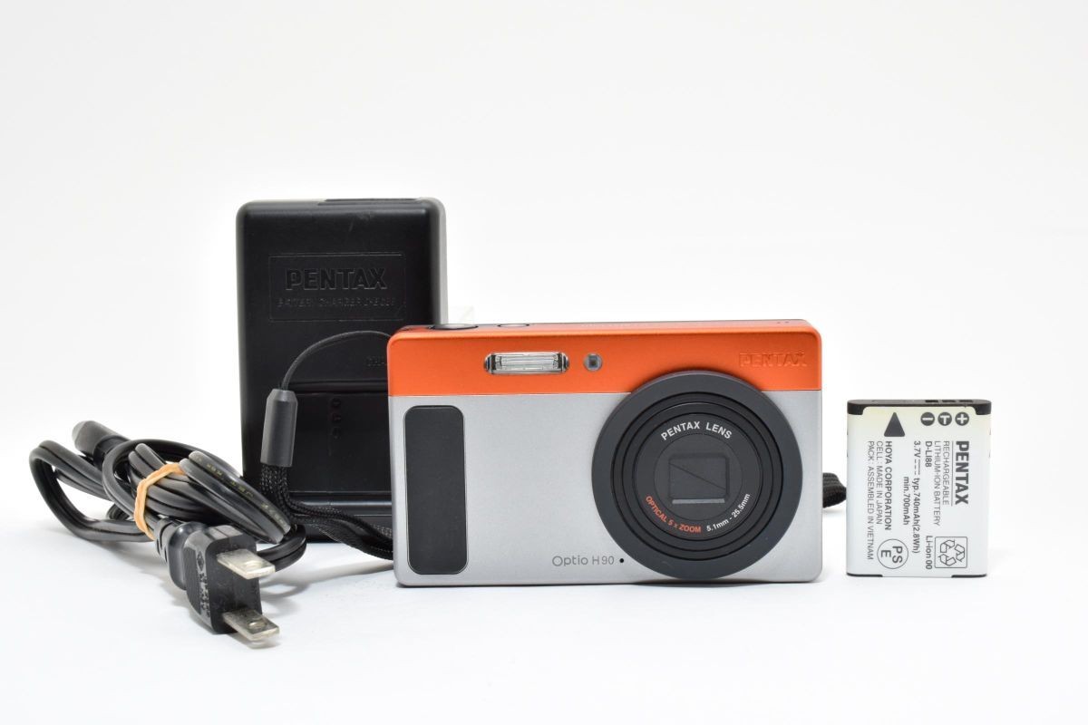 Pentax Optio H90 Orange Silver 455706