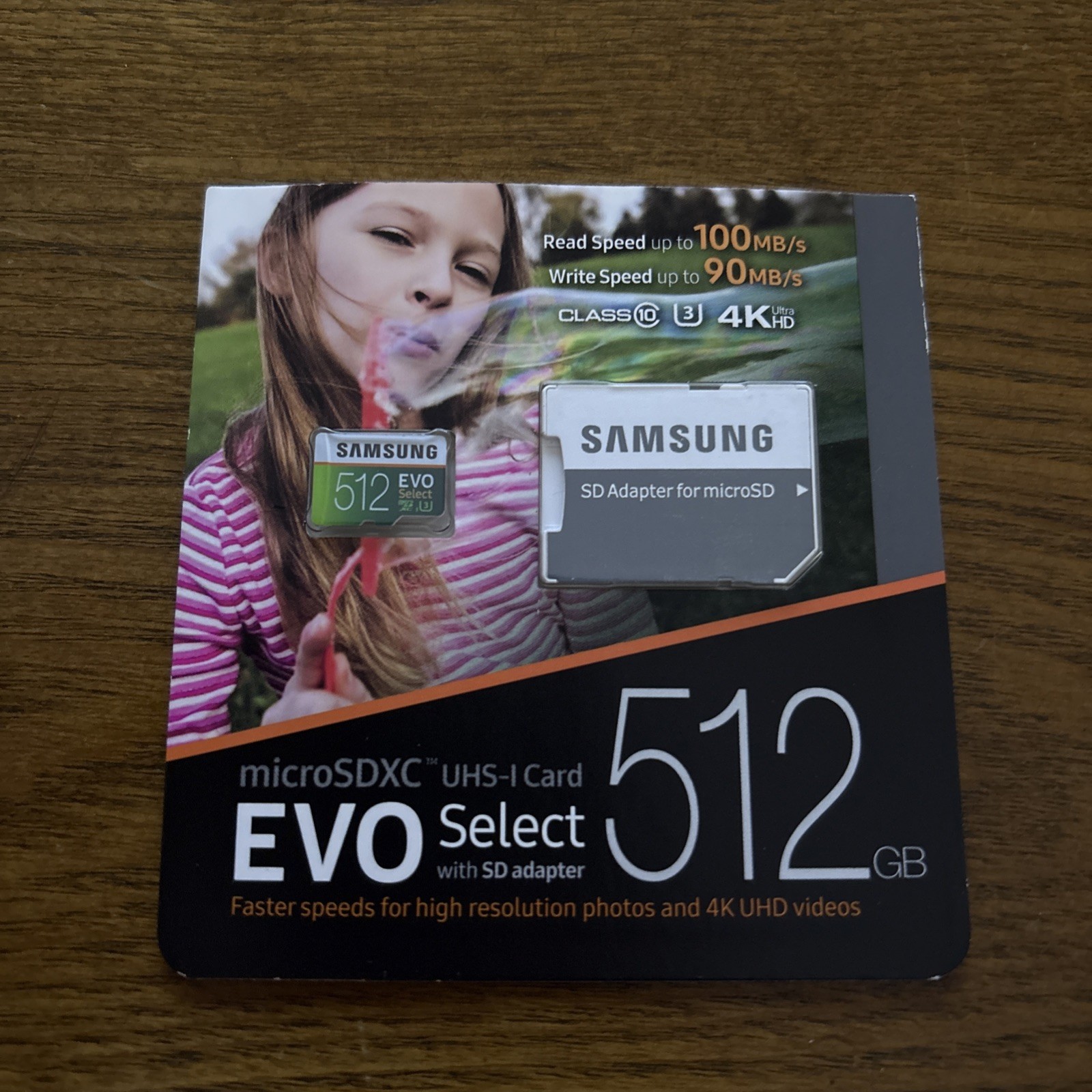 Samsung EVO Select 512GB Class 10 MicroSDXC Memory Card - MB-ME512GA/AM