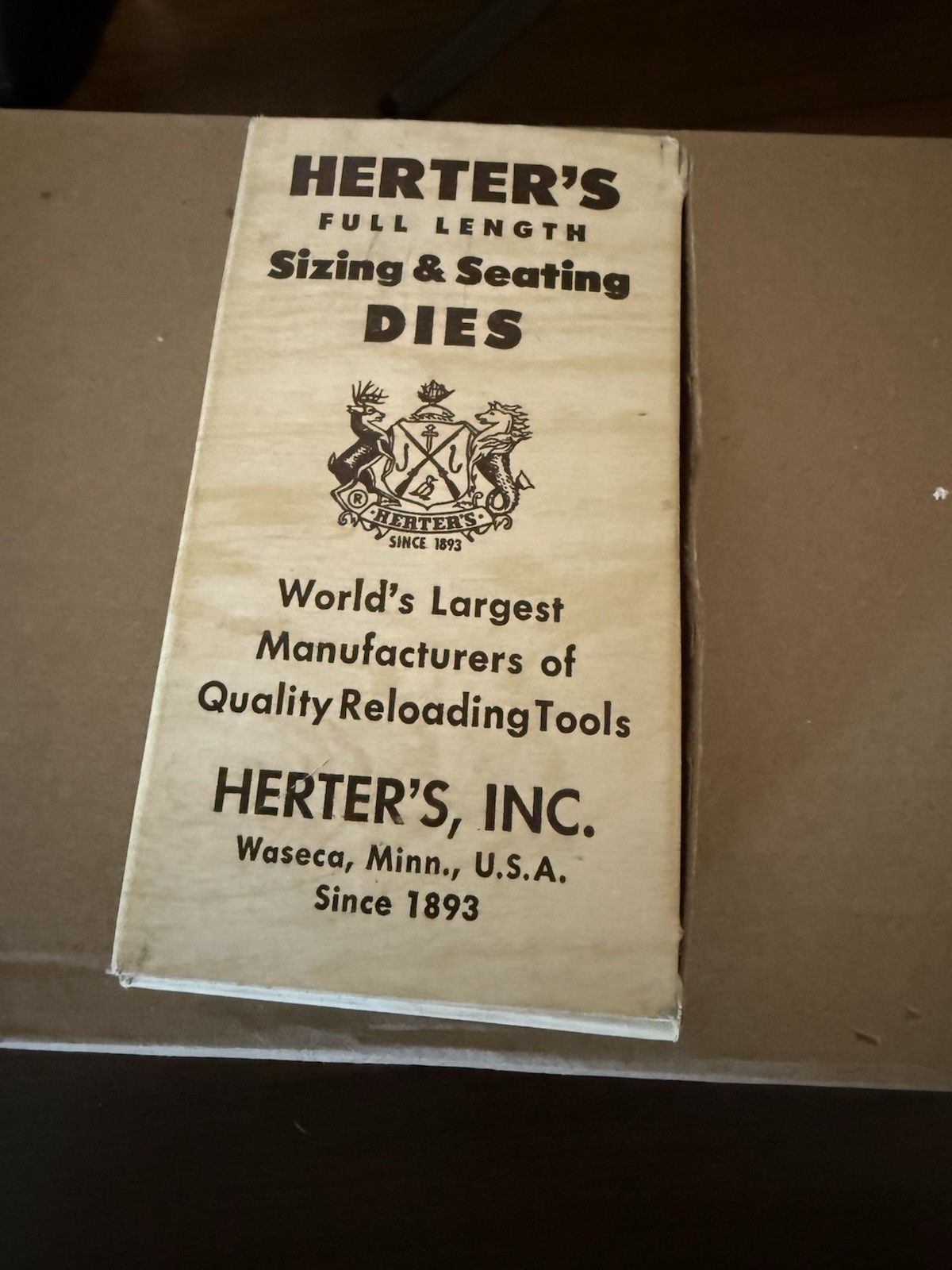 Herter's Full Length Sizing & Seating Reloading Dies Set .357 Magnum SDIE5