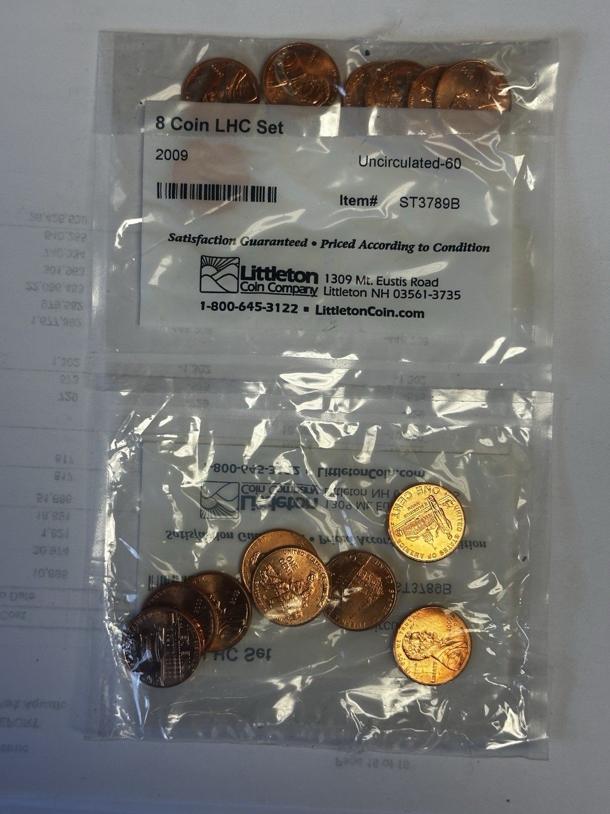 2009 Lincoln Bicentennial Cents P&D (8) Coins