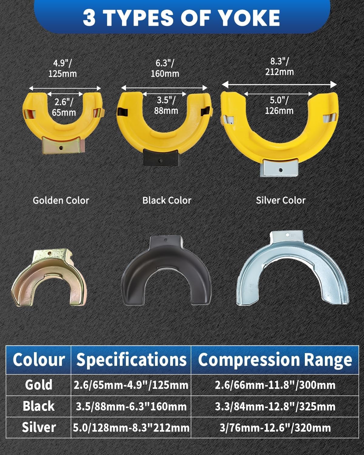 Universal Spring Compressor Tool, Heavy Duty Coil Spring...