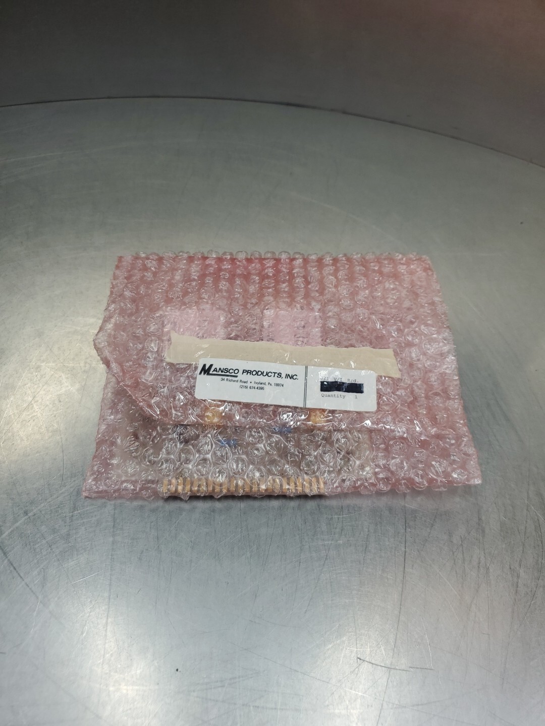 Mansco Products J21 V/I BOARD.                                              3D-2