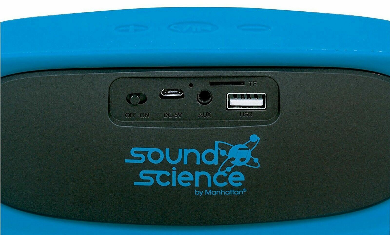 NEW Manhattan Sound Science ORBIT Durable Bluetooth Speaker Wireless BLUE 162371