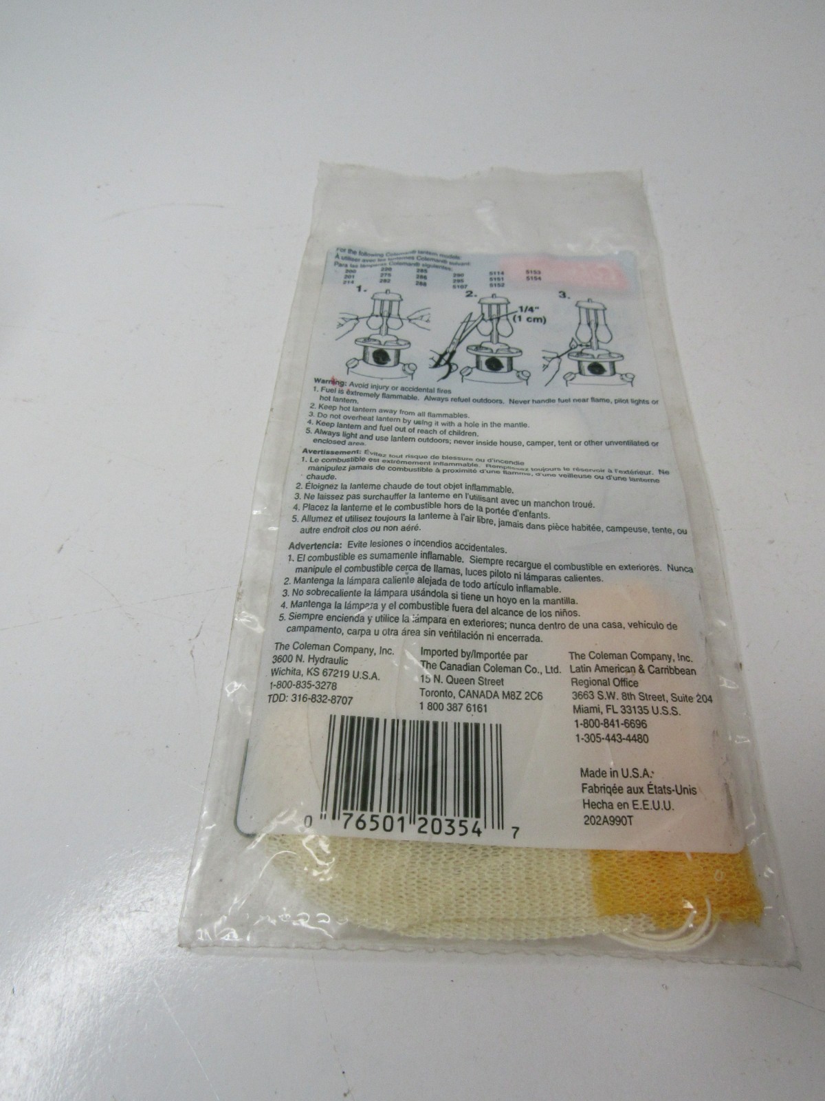Coleman Insta- No. 21 2 Pack 21A309T #C2-9