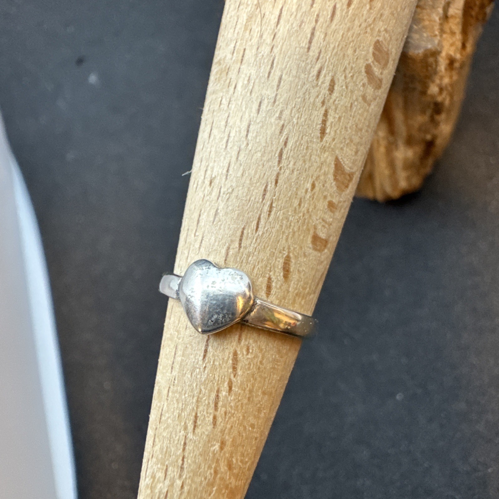 .925 Sterling Silver Heart Toe Ring
