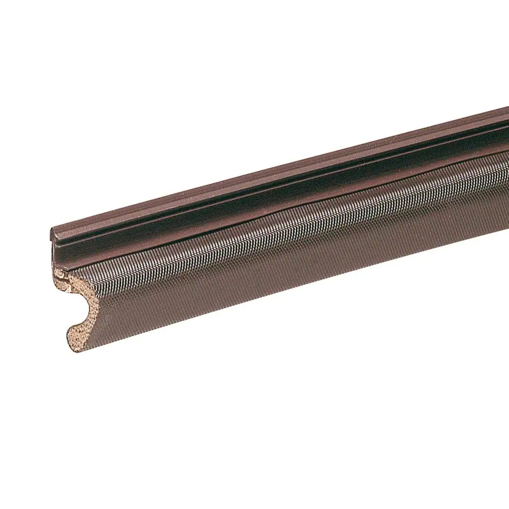1 In. X 81 In. Brown Vinyl-Clad Foam Kerf Door Seal Free Shipping New