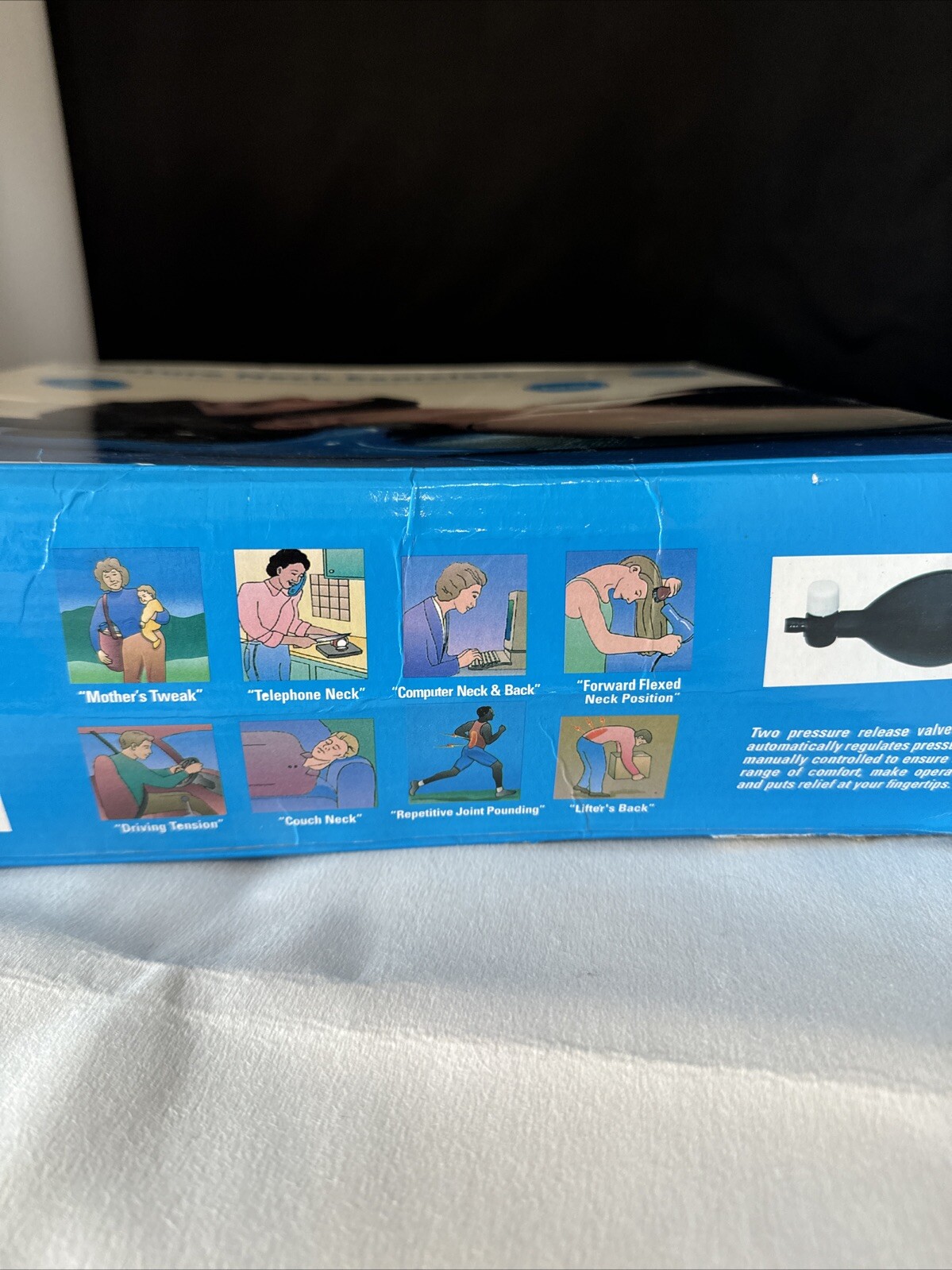 Posture Neck Exerciser Easy Portable Pumpable ORIGINAL BOX Adjustment