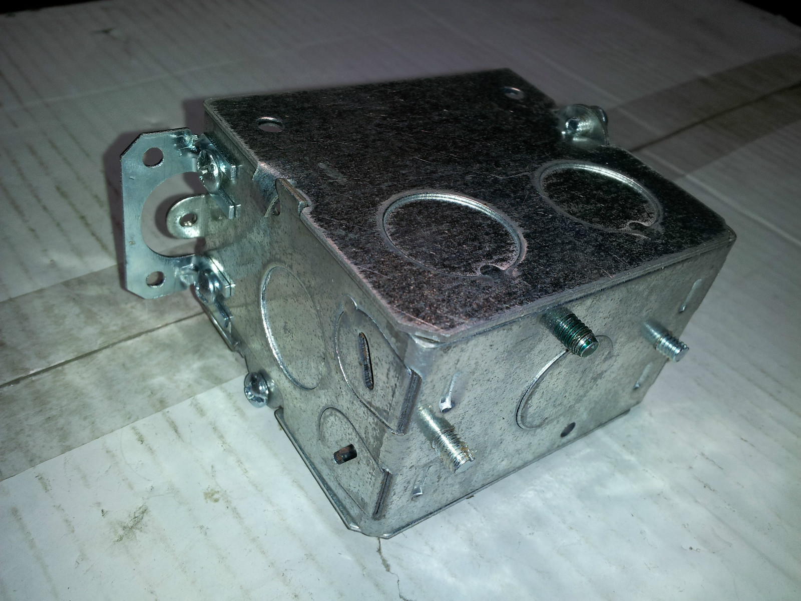 (25pc) 3" x 2" Electrical Switch Box 2-3/4" Deep w/ MC/BX Cable Clamps ~Raco 570