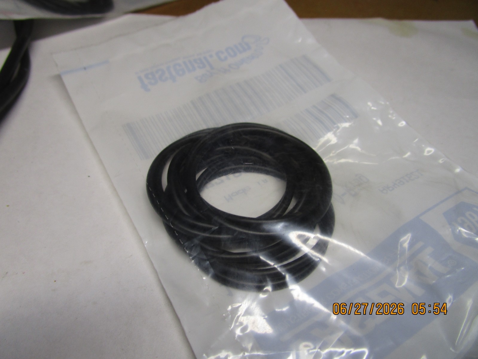 #129 1-9/16"ID x 1-3/4"OD 0.103" Cross Section Nitrile Standard O-Ring QTY 10