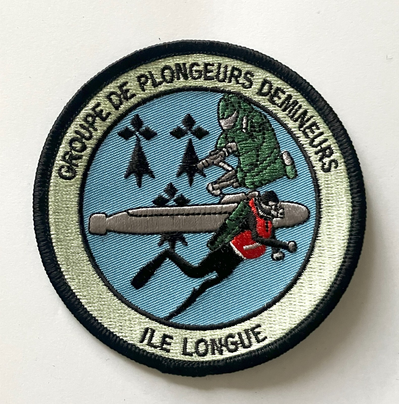 France, French Navy EOD Bomb Disposal Divers Ile Longue naval base patch