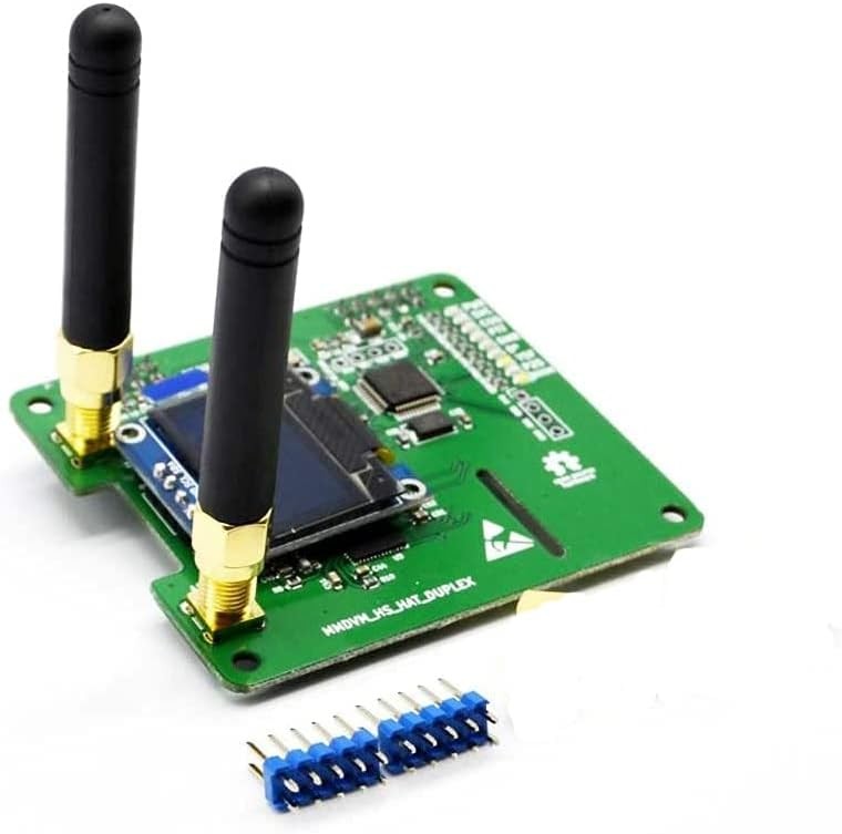 MMDVM_HS_Dual_Hat Duplex MMDVM Hotspot P25 DMR YSF NXDN Pi Revision 1.3 + OLED