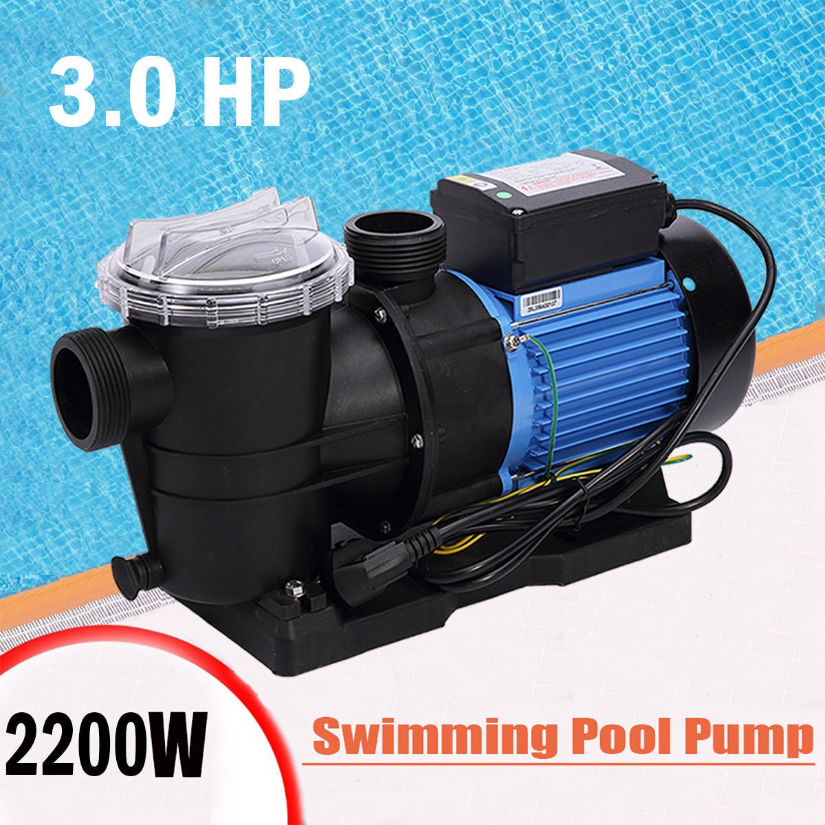 3.0 HP Energy Star Single Speed In Ground Swimming Pool Pump For Hayward 220V