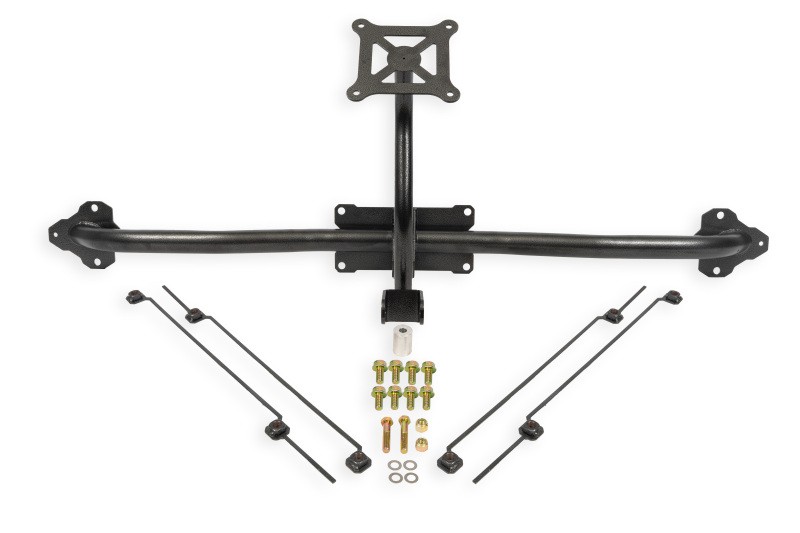 BMR 14-19 for Chevrolet Corvette C7 Bolt-On Parachute Mount - Black Hammertone