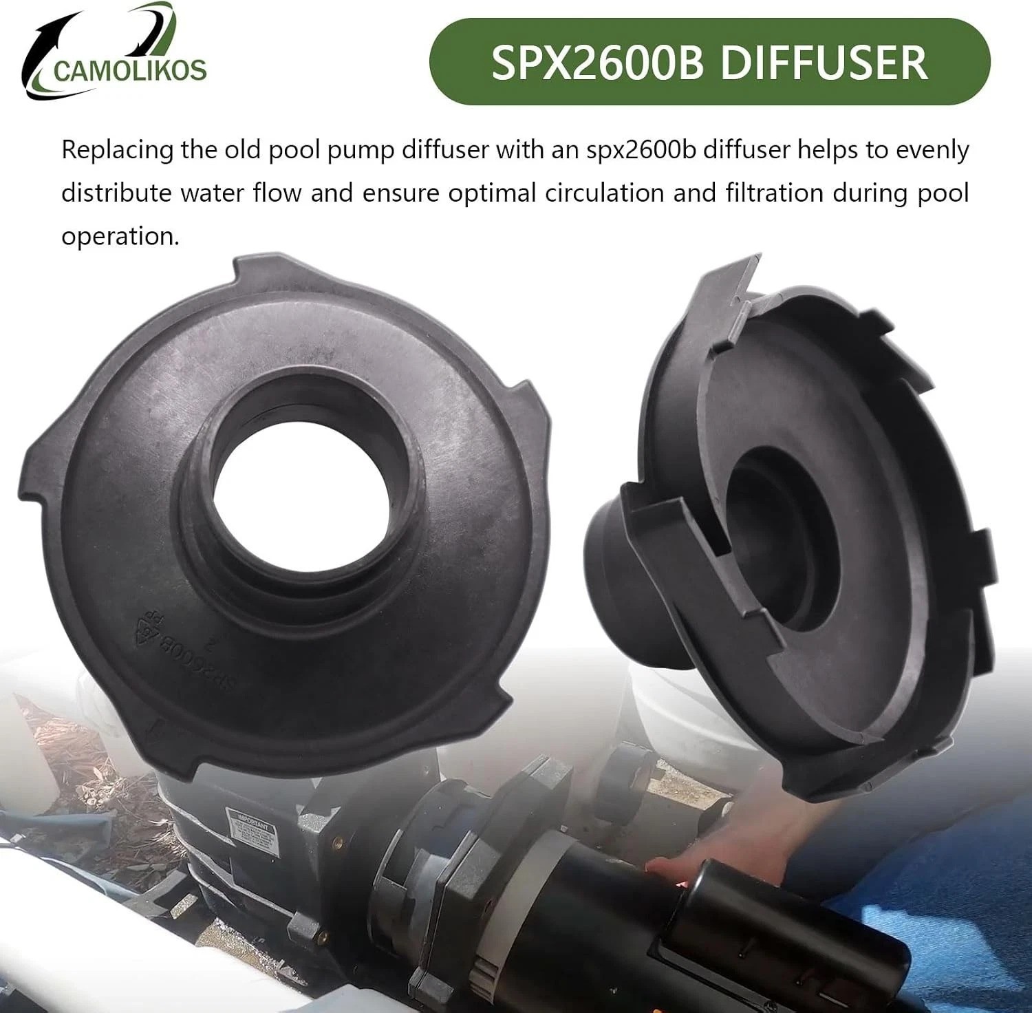 Hayward Super II & Super Pump Diffuser Replacement — Model Compatibility Incl...